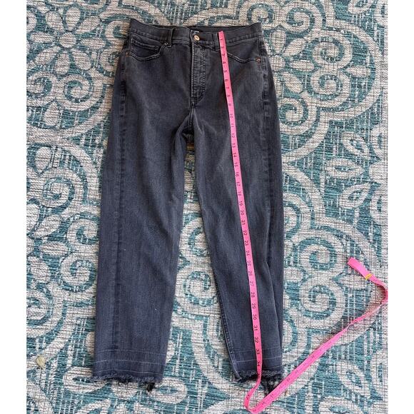 Express Black Mom Jeans Super High Rise - Size‎ 8 - Picture 10 of 11
